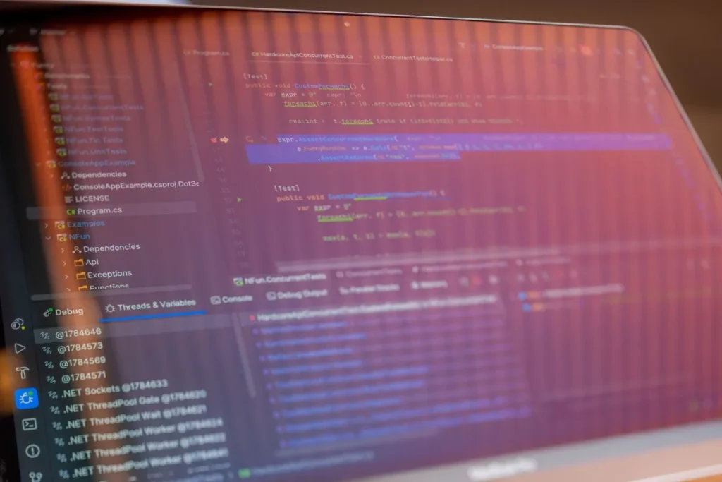 Programming code in an editor with surrounding repository context
